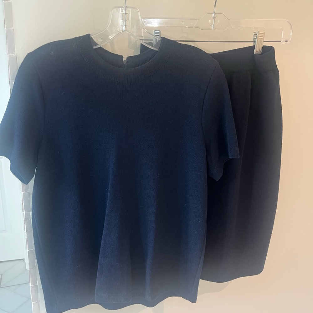 St. John Collection Dark Knit Ensemble